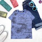 تیشرت بنفش پسرانه