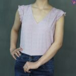 شومیز صورتی زنانه