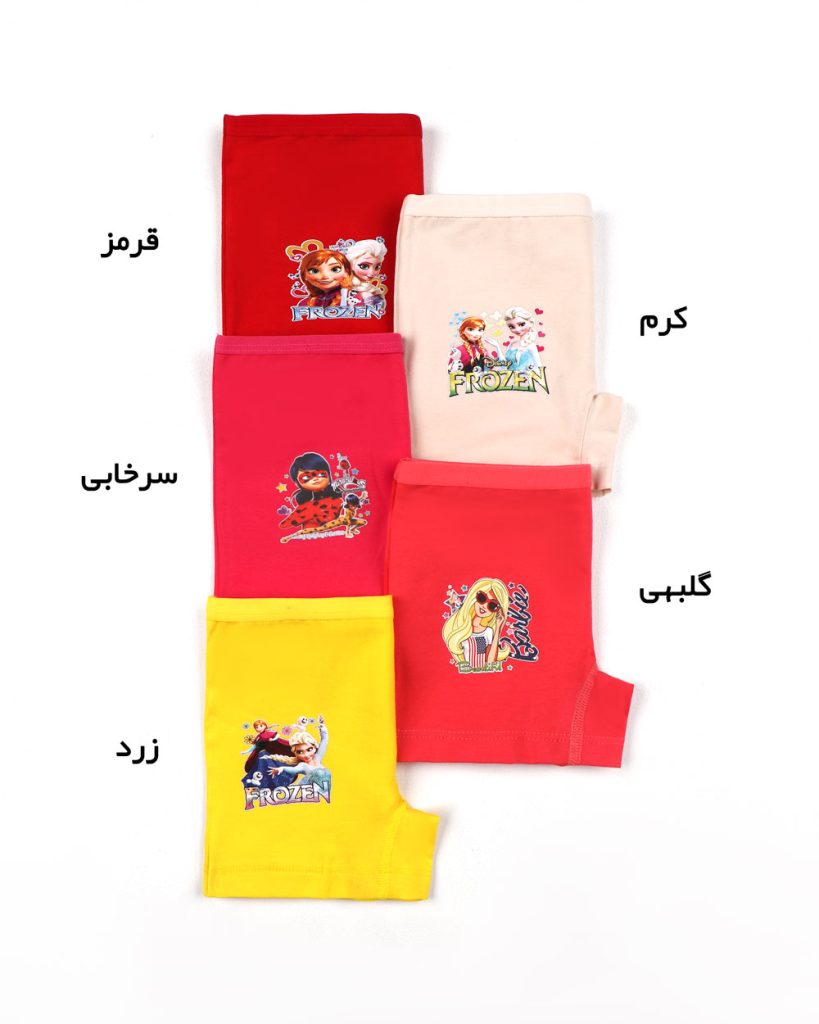 شورت دخترانه رنگی