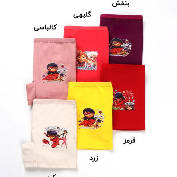 شورت دخترانه پادار توتن 419 زرد