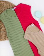 تاپ زنانه کرکره ای 307