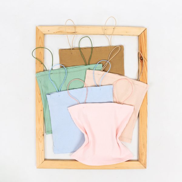 تاپ زنانه ماکارونی کرکره ای کد 388