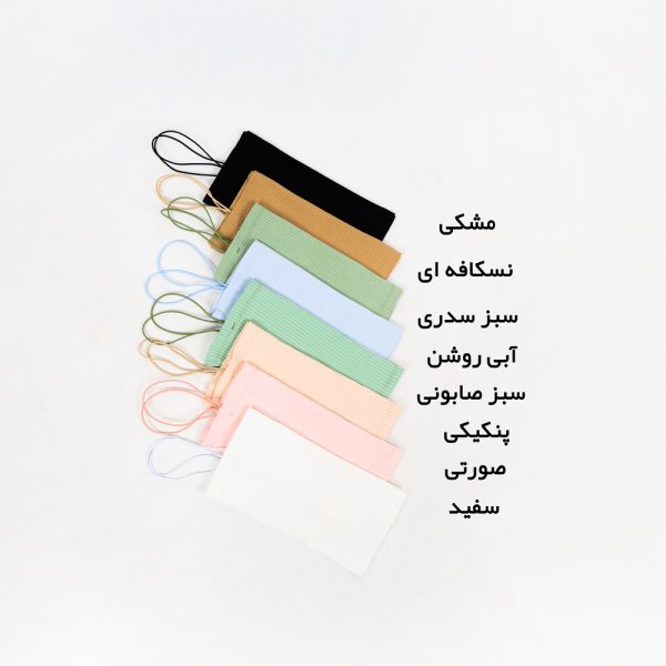 تاپ زنانه ماکارونی کرکره ای کد 388 مشکی